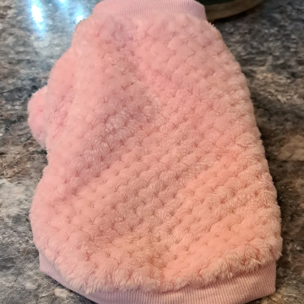NWT Cozy Pink Dogs Fleece Jacket